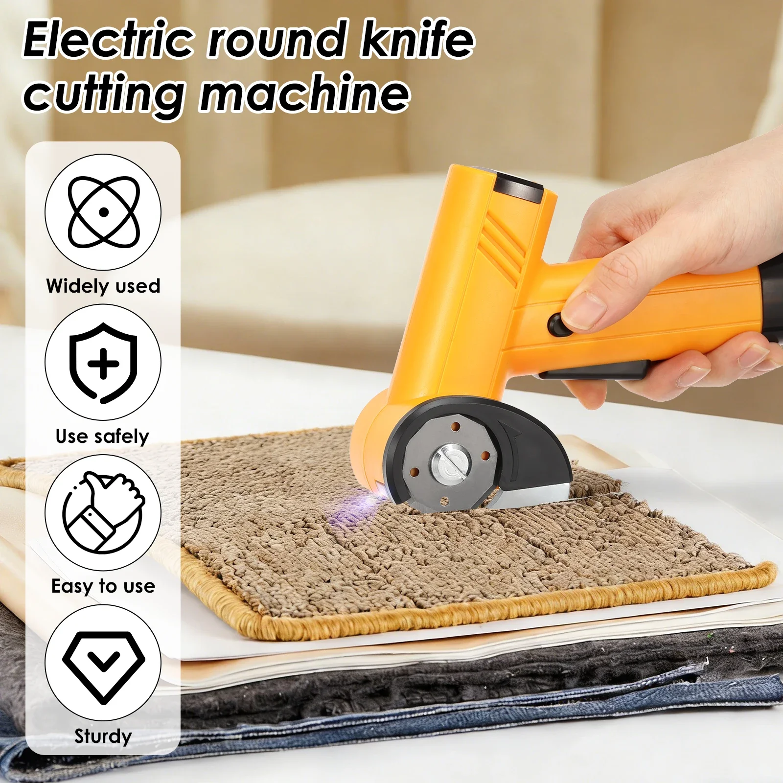 High Cutting Performance Cordless Electric Scissor Safety Protection Rechargeable Cardboard Box Cutter Lightweight High Cutting Performance Cordless Electric Scissor Safety Protection Rechargeable Cardboard Box Cutter Lightweight
