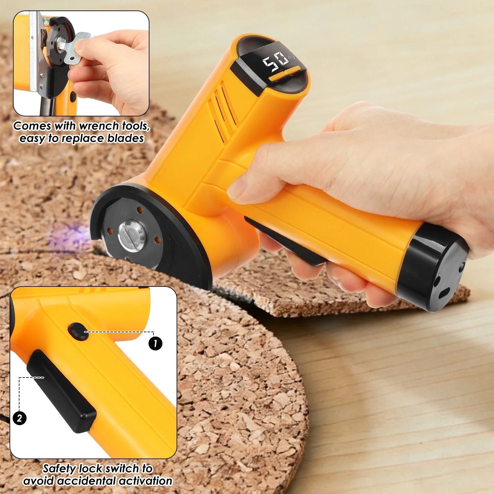 High Cutting Performance Cordless Electric Scissor Safety Protection Rechargeable Cardboard Box Cutter Lightweight High Cutting Performance Cordless Electric Scissor Safety Protection Rechargeable Cardboard Box Cutter Lightweight