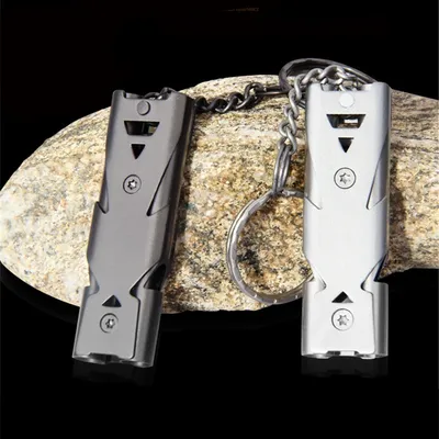 High Decibel Solid Steel Survival Whistle High Decibel Solid Steel Survival Whistle
