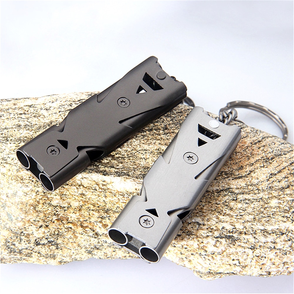 High Decibel Solid Steel Survival Whistle High Decibel Solid Steel Survival Whistle