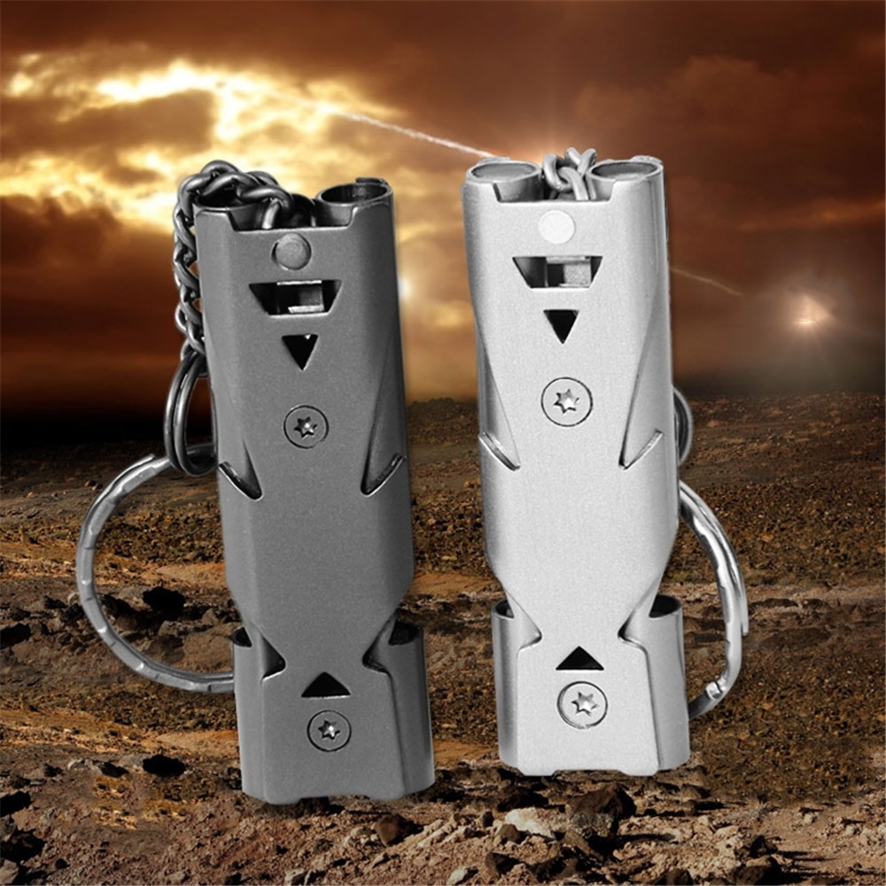 High Decibel Solid Steel Survival Whistle High Decibel Solid Steel Survival Whistle