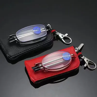 High-definition Reading Glasses Unisex Ultralight Resin Presbyopic Eyeglasses Portable Foldable Vision Care Readers