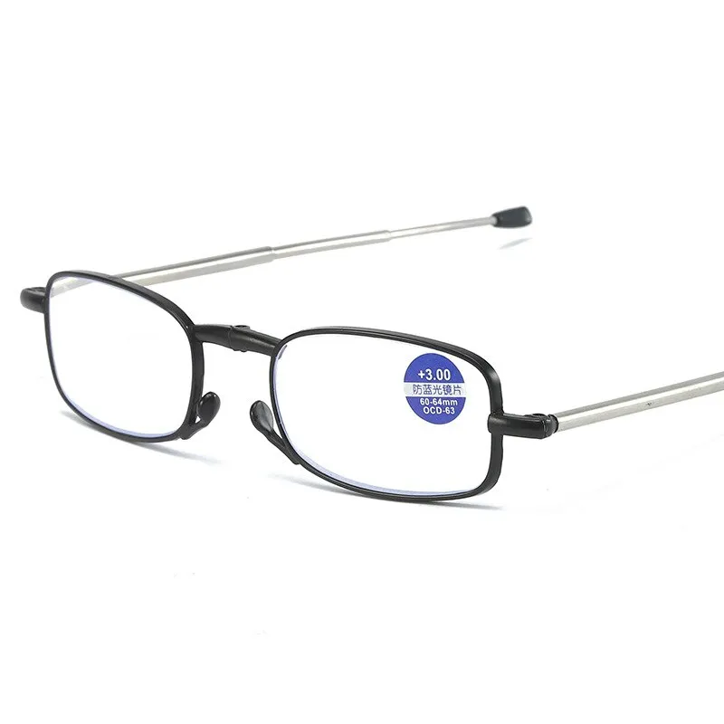 High-definition Reading Glasses Unisex Ultralight Resin Presbyopic Eyeglasses Portable Foldable Vision Care Readers