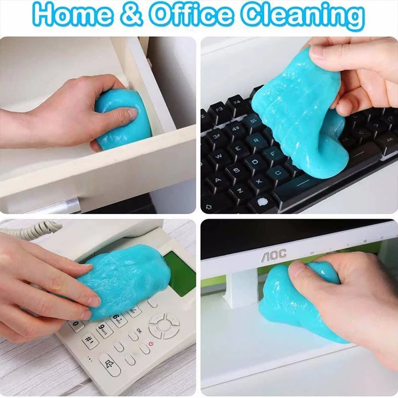 High Efficiency Dust Remove Gel Car Interior Clean Magic Mud Universal Household Keyboard Desk Cleaning Tool Car