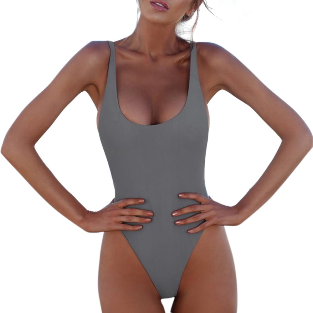 High Leg One Piece Swimsuit Ladies Swimwear High Leg One Piece Swimsuit Ladies Swimwear