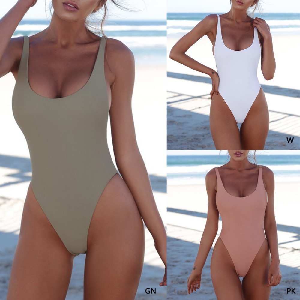 High Leg One Piece Swimsuit Ladies Swimwear High Leg One Piece Swimsuit Ladies Swimwear