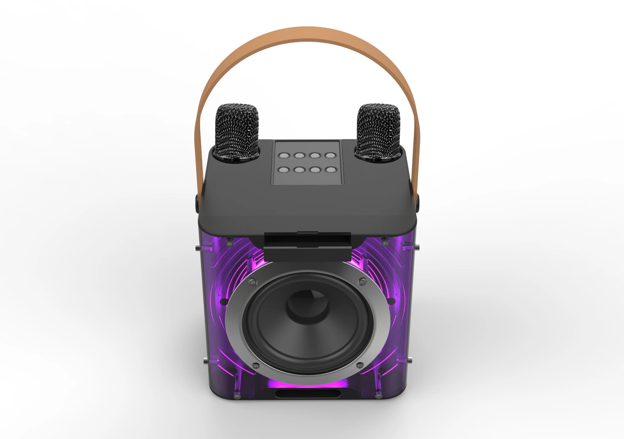 High Power Karaoke Bluetooth Speaker Music Rhythm Light 360 Stereo Surround Wireless Subwoofer with Dual Microphone High Power Karaoke Bluetooth Speaker Music Rhythm Light 360 Stereo Surround Wireless Subwoofer with Dual Microphone