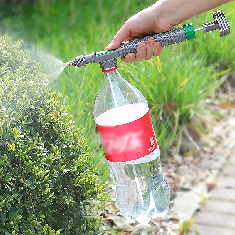High Pressure Air Pump Manual Sprayer Adjustable Drink Bottle Spray Head Nozzle Garden Watering Tool Sprayer High Pressure Air Pump Manual Sprayer Adjustable Drink Bottle Spray Head Nozzle Garden Watering Tool Sprayer