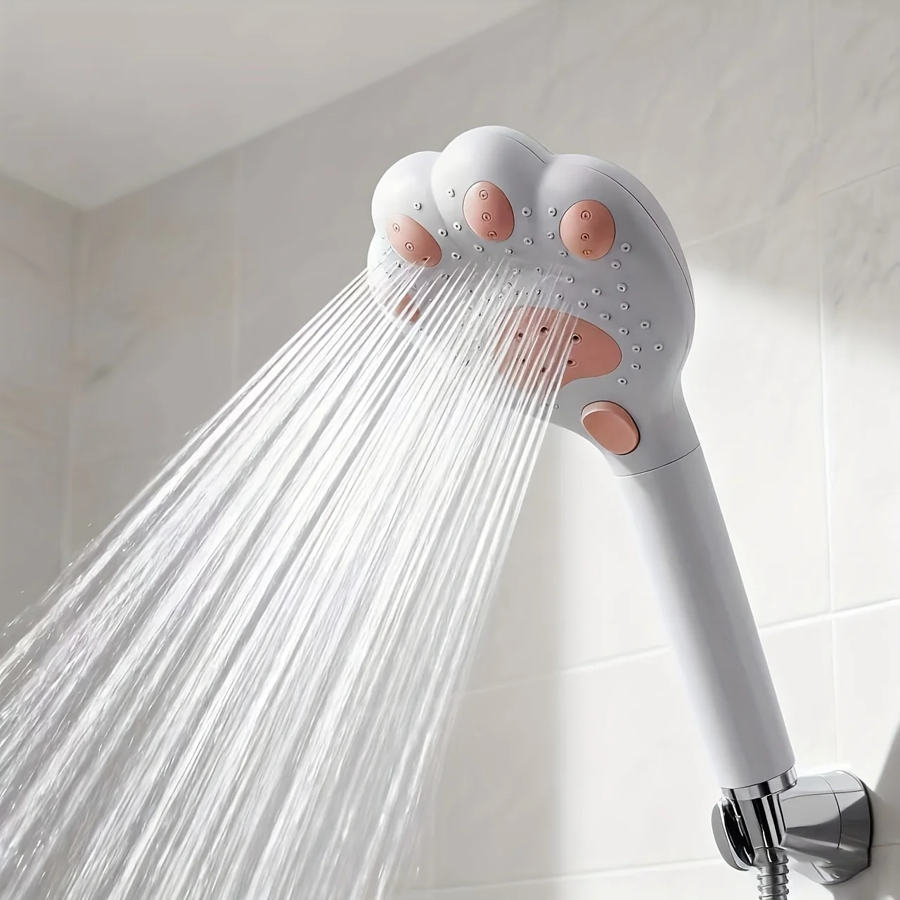 High Pressure Filter Shower Head Cute Cat Paw 3-mode Adjustable Spray Rain Water Saving Faucet Showerheads Bathroom High Pressure Filter Shower Head Cute Cat Paw 3-mode Adjustable Spray Rain Water Saving Faucet Showerheads Bathroom