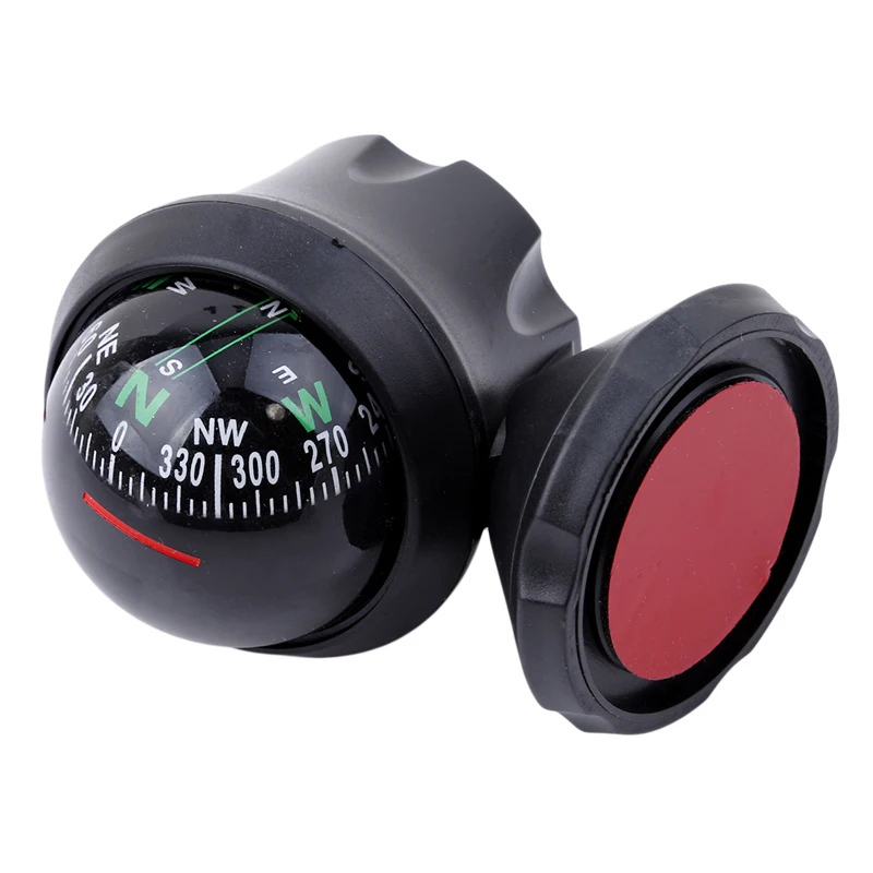 High Quality 360 Degree Rotation Waterproof Vehicle Navigation Ball Shaped Car Compass with Suction Cup