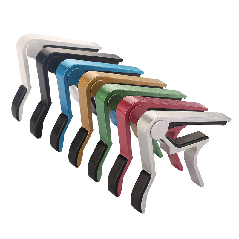High Quality Aluminium Alloy Metal New Guitar Capo Change Clamp Key Acoustic Classic Guitar Capo For Tone Adjusting