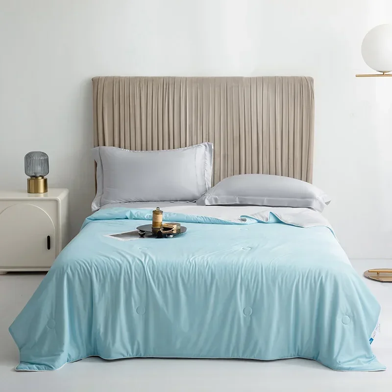 High Quality Cooling Blankets Smooth Air Condition Comforter Lightweight Summer Quilt with Double Side Cold Cooling
