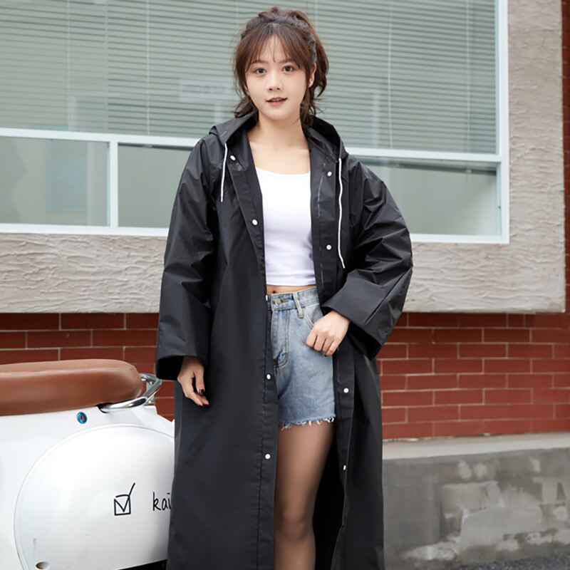 High Quality EVA Unisex Raincoat Thickened Waterproof Rain Coat Women Men Black Camping Waterproof Rainwear Suit High Quality EVA Unisex Raincoat Thickened Waterproof Rain Coat Women Men Black Camping Waterproof Rainwear Suit
