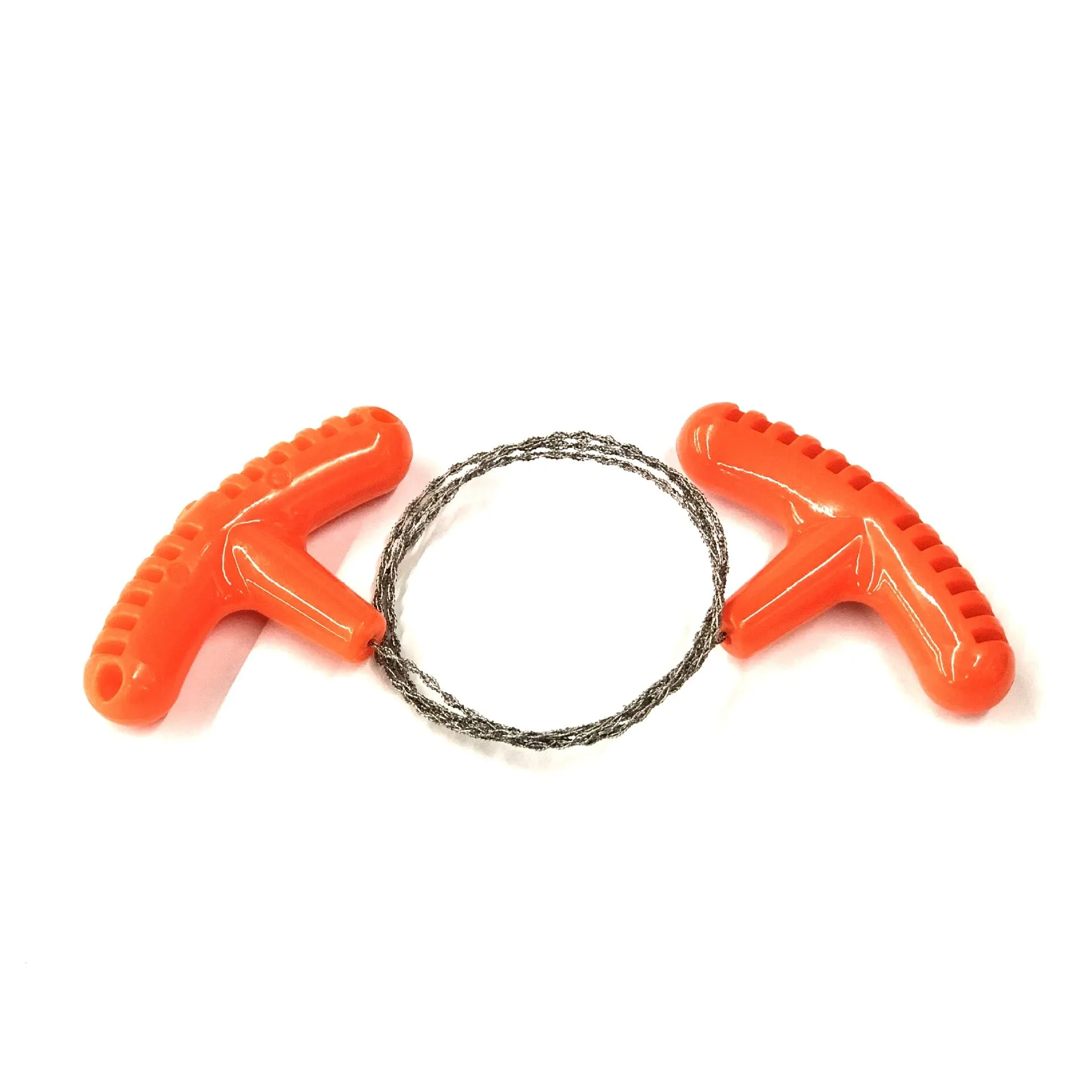 High-quality Multi-purpose Mini Pocket Wire Saw Stainless Steel Wire Saw Orange Outdoor Camping Emergency Survival Gear