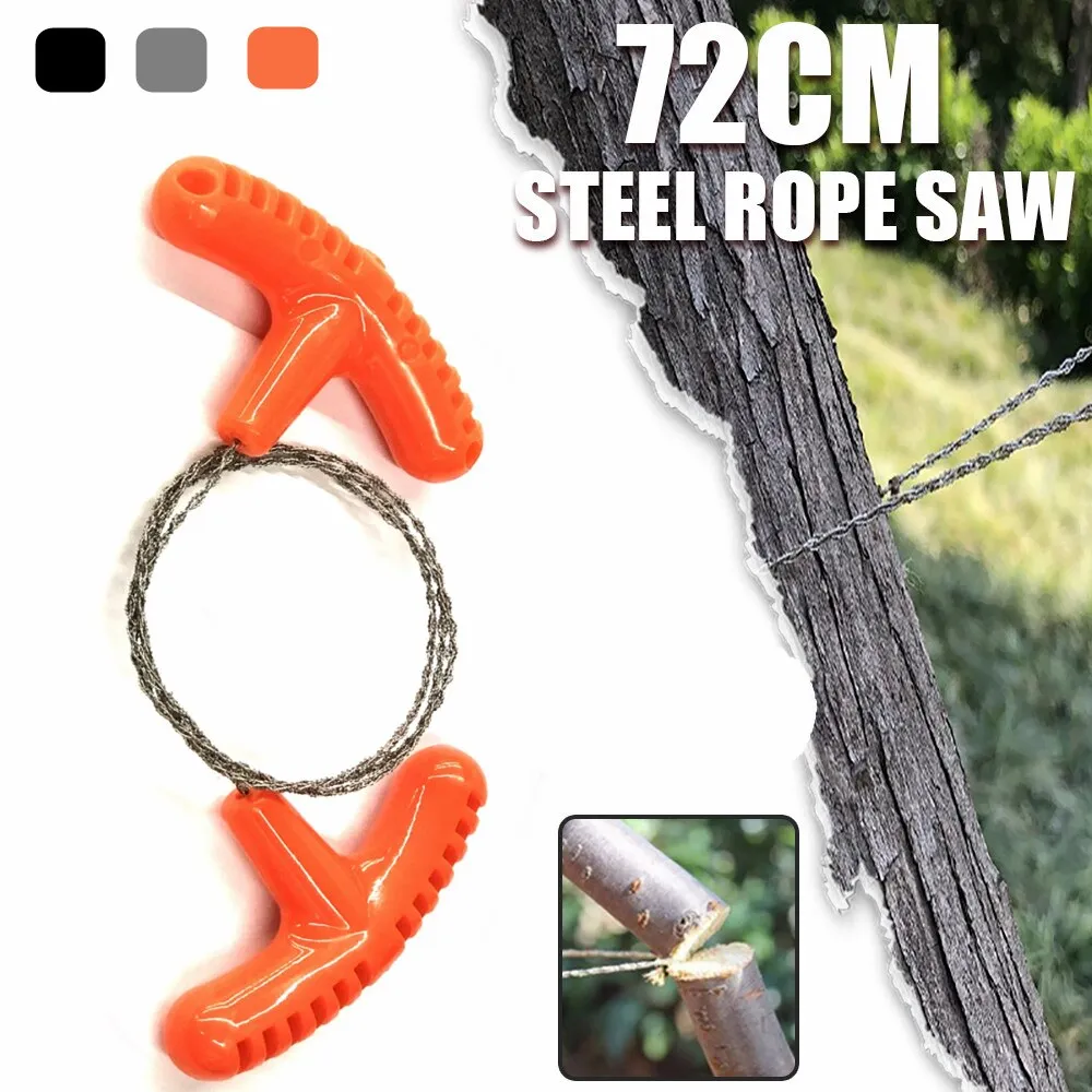 High-quality Multi-purpose Mini Pocket Wire Saw Stainless Steel Wire Saw Orange Outdoor Camping Emergency Survival Gear High-quality Multi-purpose Mini Pocket Wire Saw Stainless Steel Wire Saw Orange Outdoor Camping Emergency Survival Gear