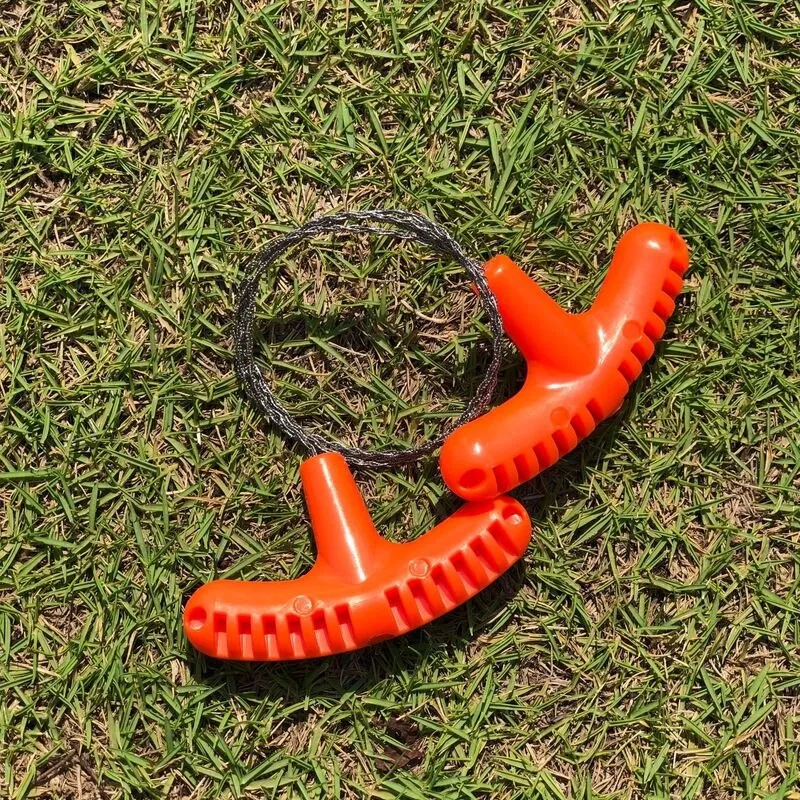High-quality Multi-purpose Mini Pocket Wire Saw Stainless Steel Wire Saw Orange Outdoor Camping Emergency Survival Gear High-quality Multi-purpose Mini Pocket Wire Saw Stainless Steel Wire Saw Orange Outdoor Camping Emergency Survival Gear