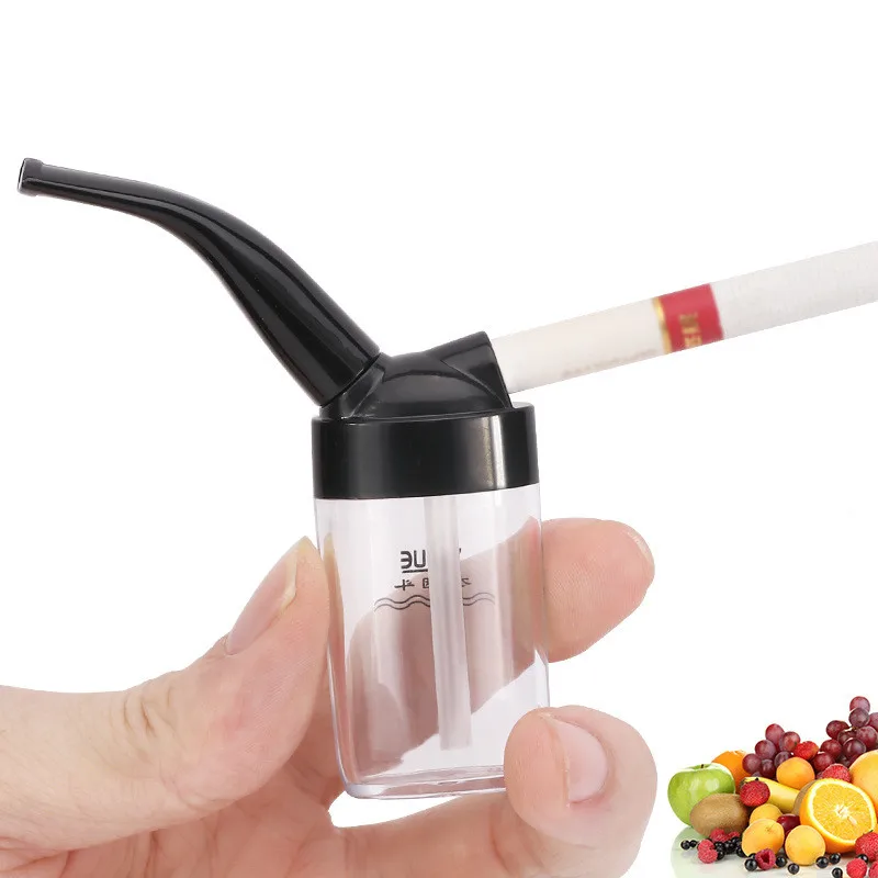 High Quality Pocket Size Mini Pipe Water Filter Cigarette Smoking Pipe Hookah Filter Outdoor Tool Smoking Cigarette
