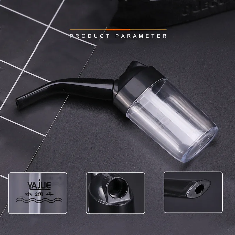 High Quality Pocket Size Mini Pipe Water Filter Cigarette Smoking Pipe Hookah Filter Outdoor Tool Smoking Cigarette