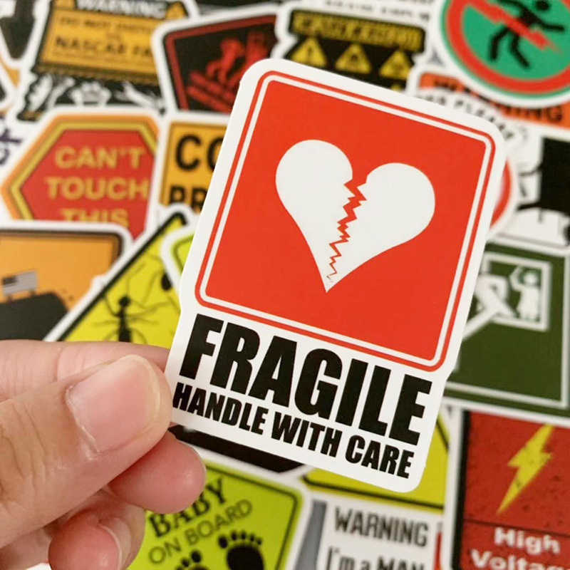 High Quality PVC Warning Stickers (50 pcs) High Quality PVC Warning Stickers (50 pcs)