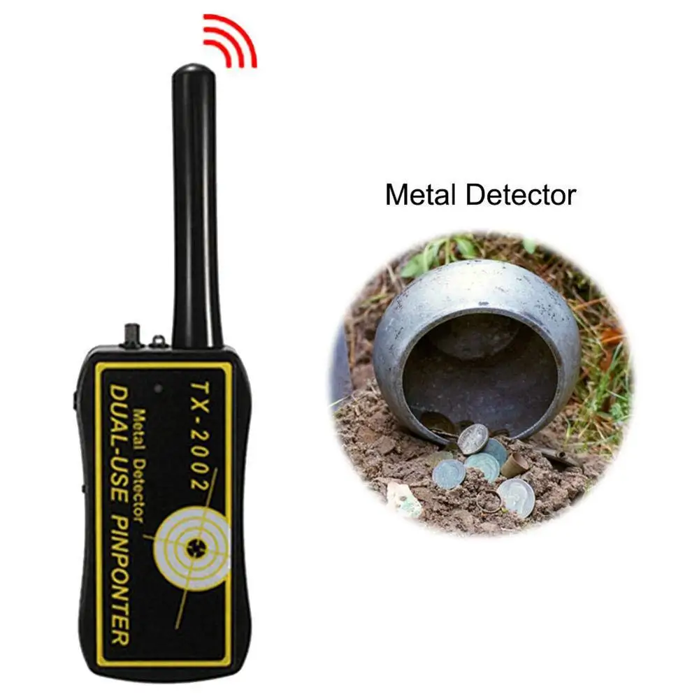 High Sensitivity Adjustable TX-2002 Handheld Metal Detector Long Range Diamond Archeological Gold Underground Metal