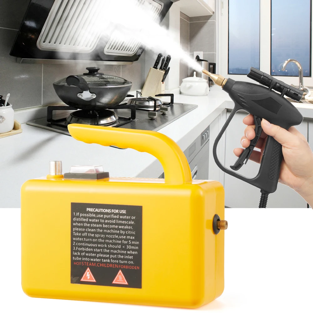 High Steam Cleaner High Temperature Sterilization Air Conditioning Kitchen Hood Car Appliances Steam Cleaners 2600W