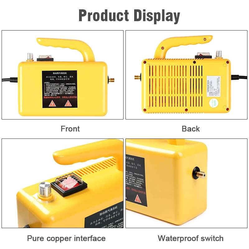High Steam Cleaner High Temperature Sterilization Air Conditioning Kitchen Hood Car Appliances Steam Cleaners 2600W High Steam Cleaner High Temperature Sterilization Air Conditioning Kitchen Hood Car Appliances Steam Cleaners 2600W