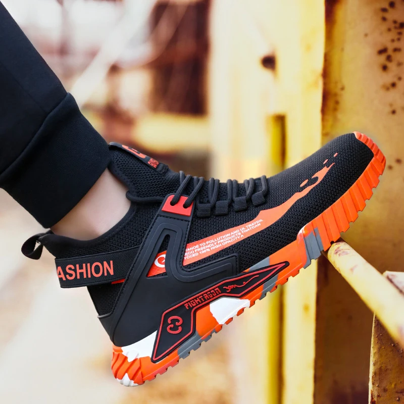 High Top Man Boots Safety Protective Shoes Steel Toe Work Shoes Men Anti-puncture Safety Shoes Men Women Work Safety High Top Man Boots Safety Protective Shoes Steel Toe Work Shoes Men Anti-puncture Safety Shoes Men Women Work Safety