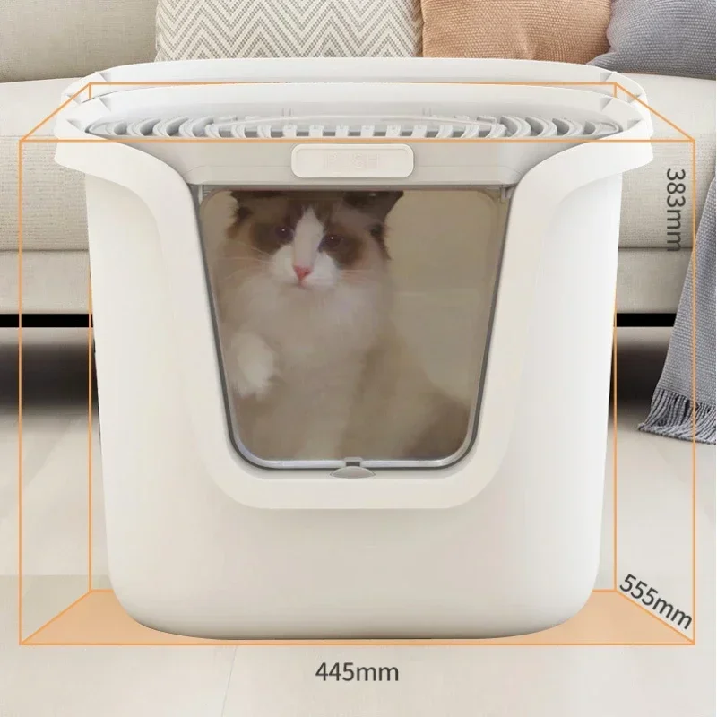 High Value Cat Litter Box Super Large Space Cat Toilet Lift Cover Clean Cats' Sandbox Multi-directional Access Litter High Value Cat Litter Box Super Large Space Cat Toilet Lift Cover Clean Cats' Sandbox Multi-directional Access Litter