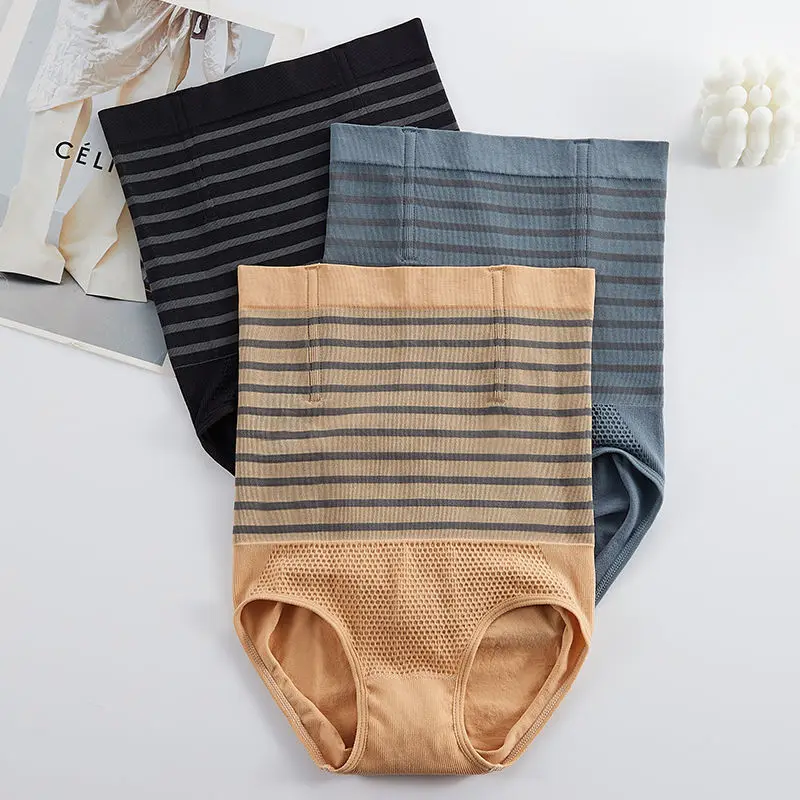 High Waist Breathable Shaping Panty Belly Band Abdominal Compression Corset Slimming Body Shaper Butt Lifter Seamless