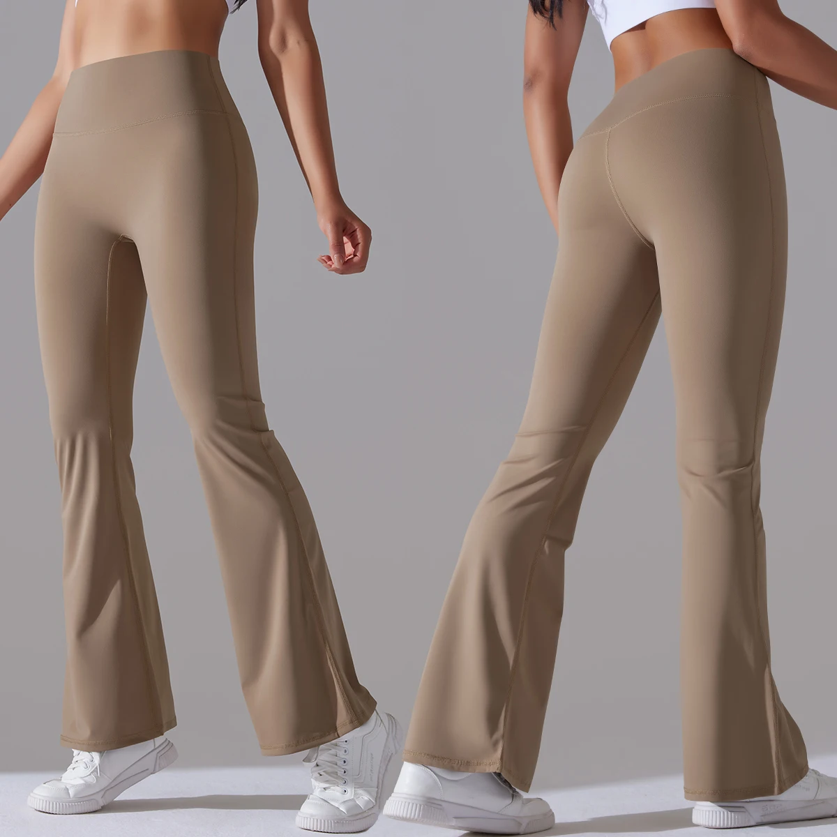 High Waisted Womens Flare Leggings High Waisted Womens Flare Leggings