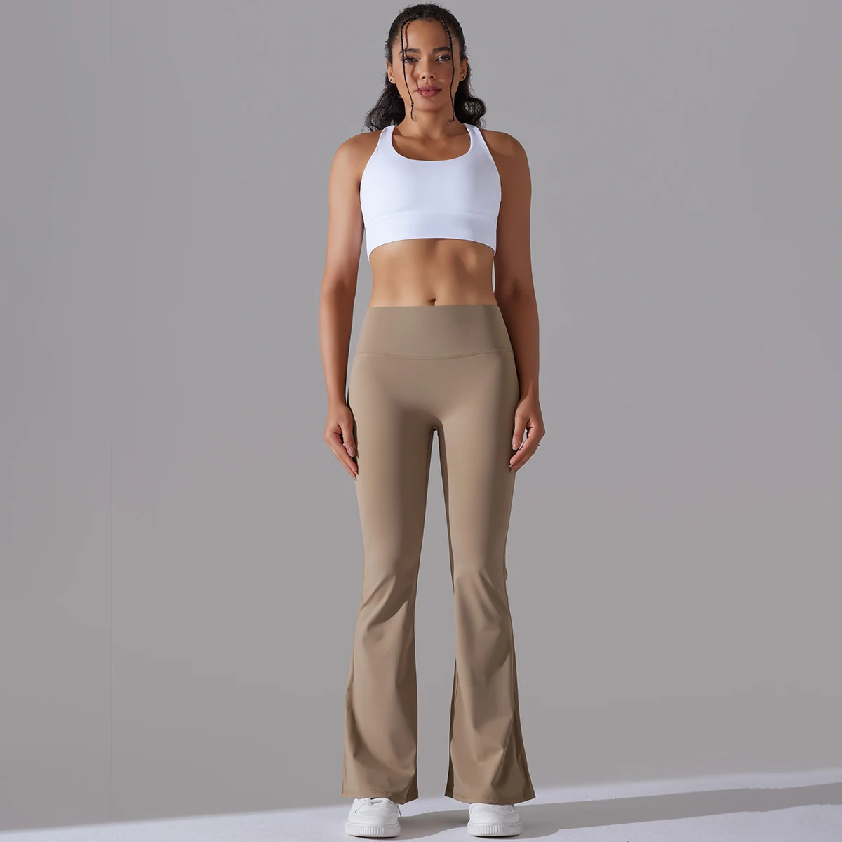 High Waisted Womens Flare Leggings