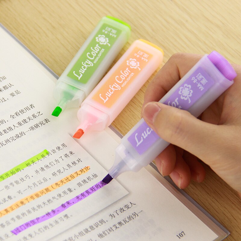 Highlight Marker Pen Set (6 Pcs) Highlight Marker Pen Set (6 Pcs)