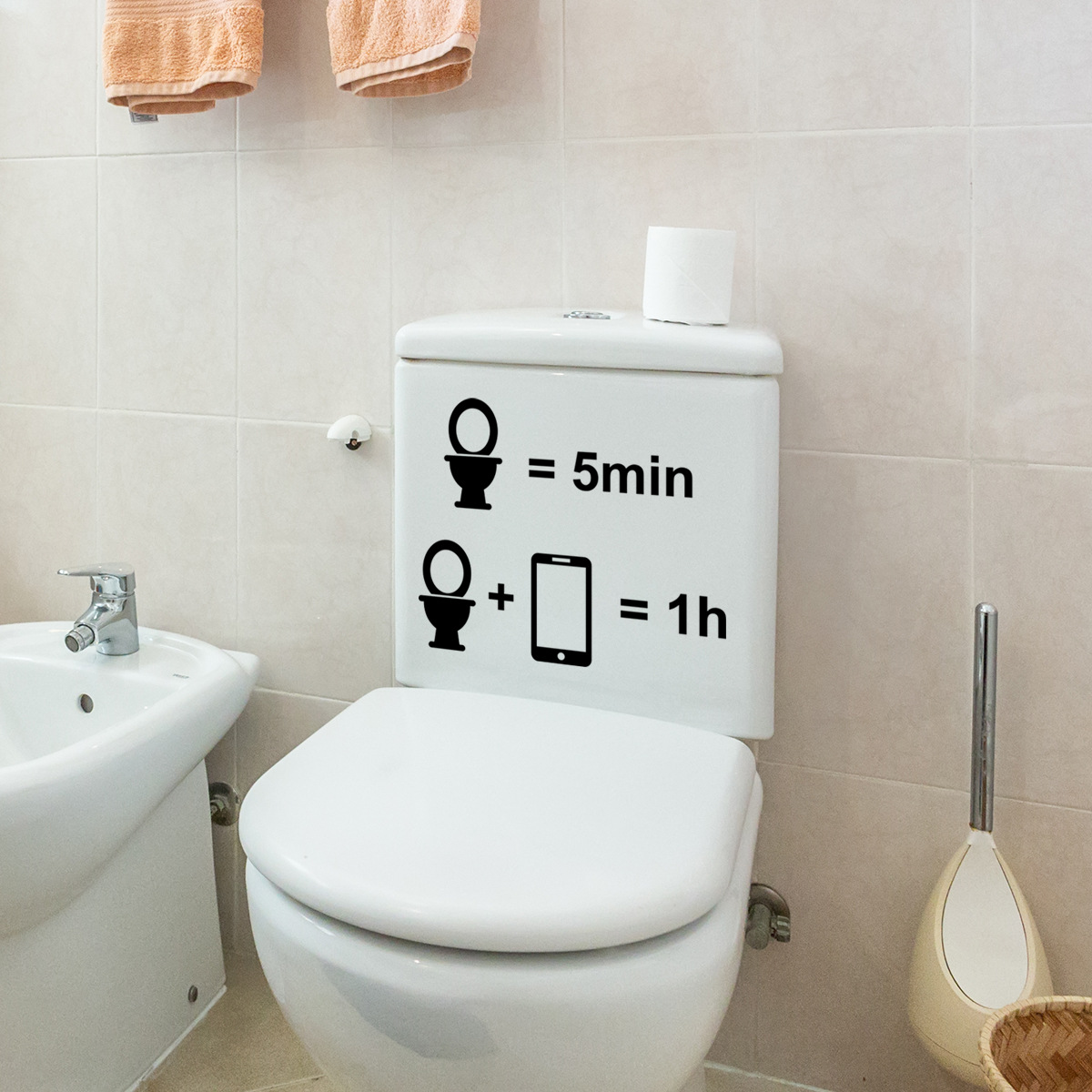 Hilarious Toilet Lid Stickers