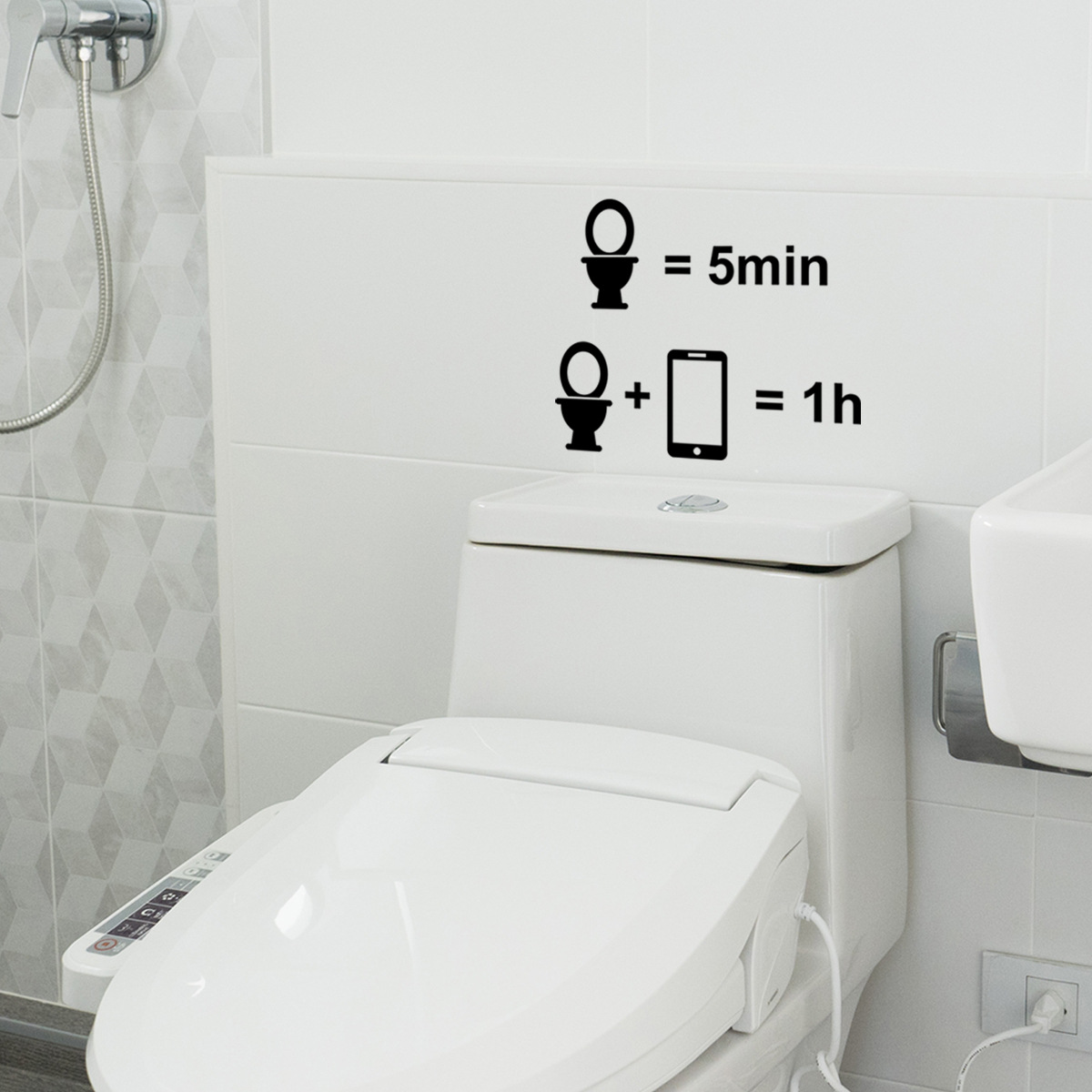 Hilarious Toilet Lid Stickers