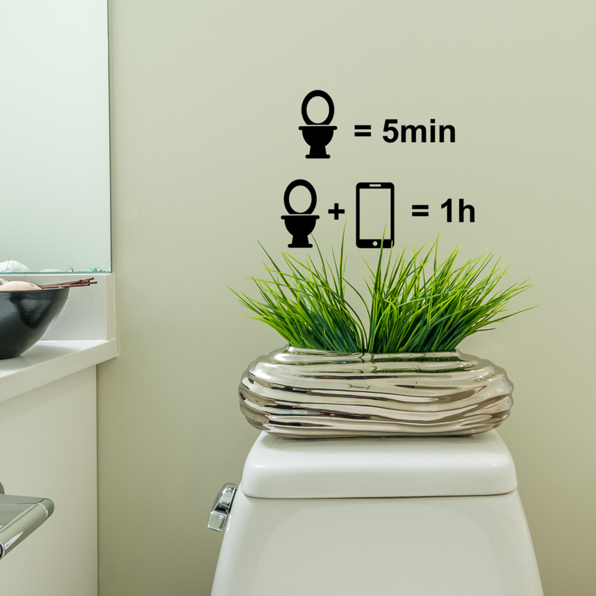 Hilarious Toilet Lid Stickers