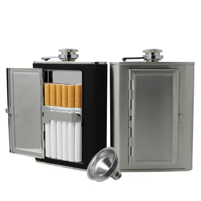 Hip Flask Cigarette Case Hip Flask Cigarette Case
