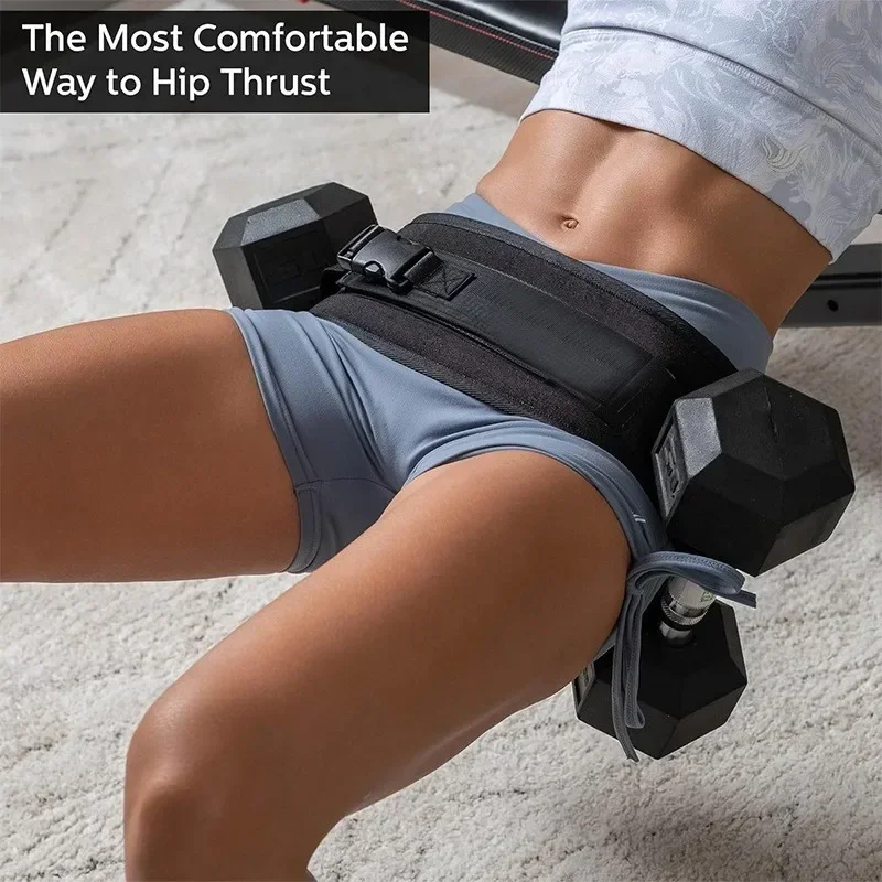 HipThrust Belt for Effective Glute Bridge,Lunge,Squat , and Dip Exercises,Enhances Booty Workout with