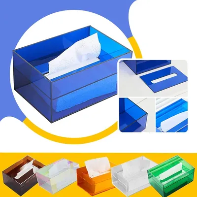 Home Acrylic Tissue Box Dispenser