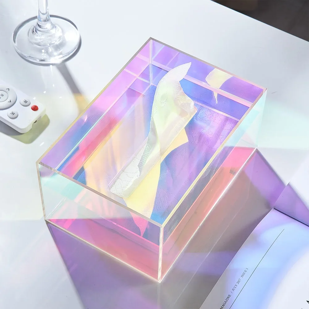 Home Acrylic Tissue Box Dispenser