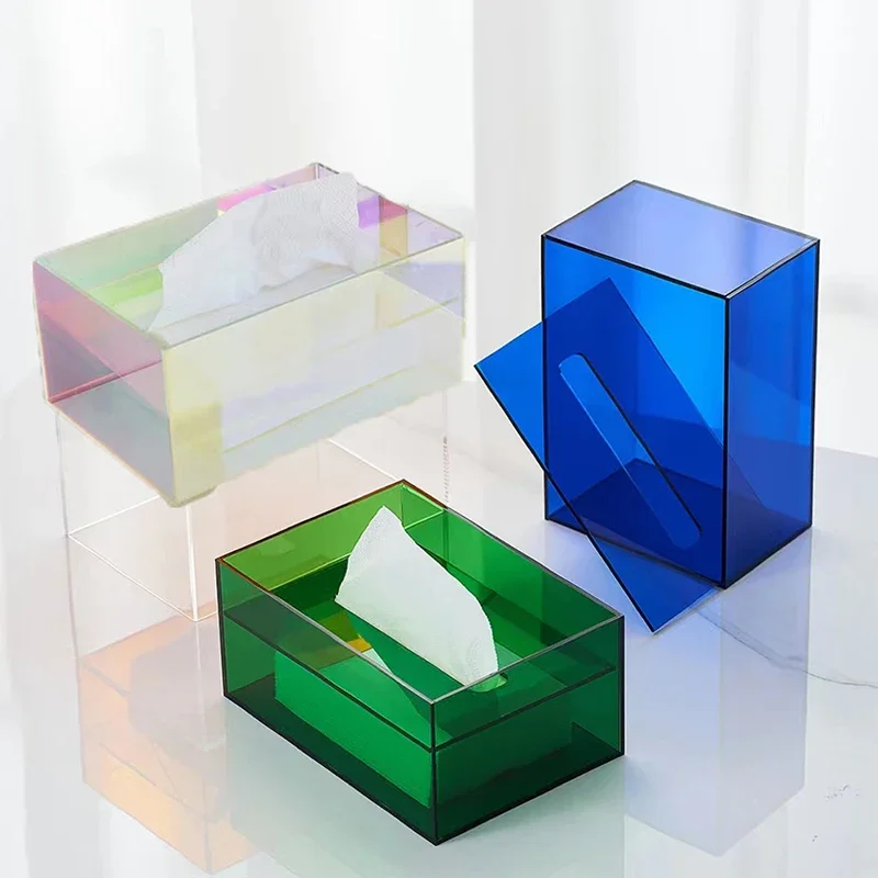 Home Acrylic Tissue Box Dispenser