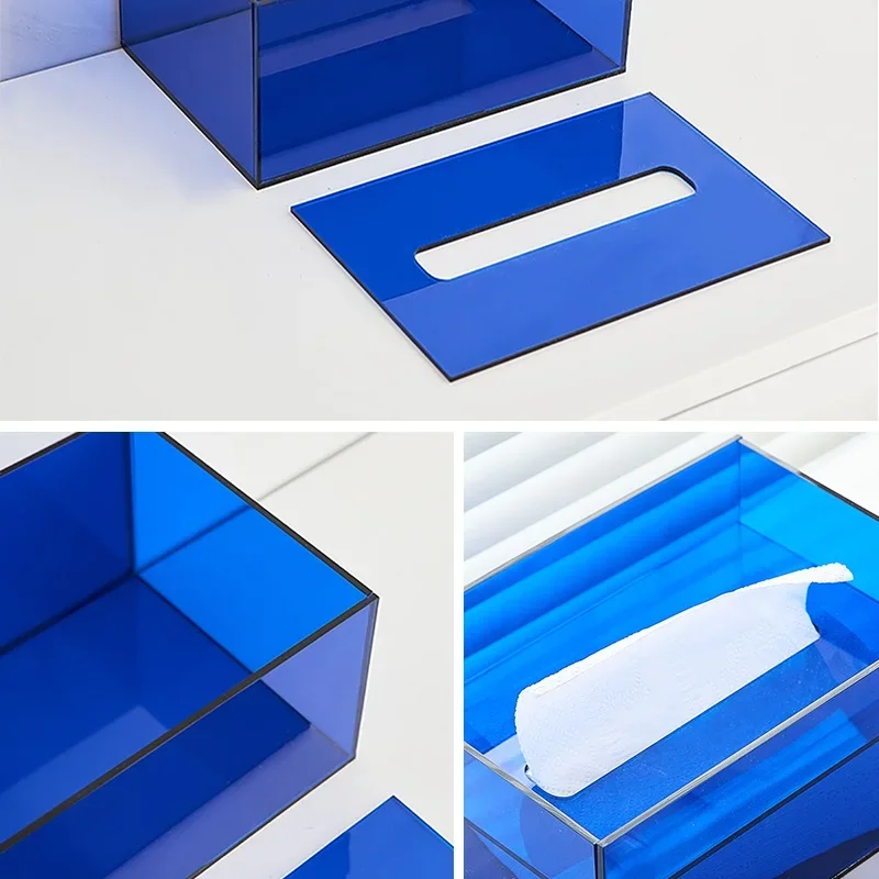 Home Acrylic Tissue Box Dispenser