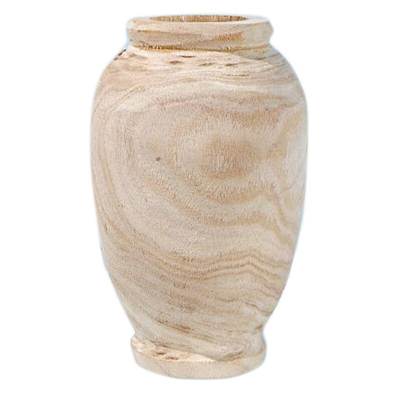 Home Decoration Flower Wooden Vase