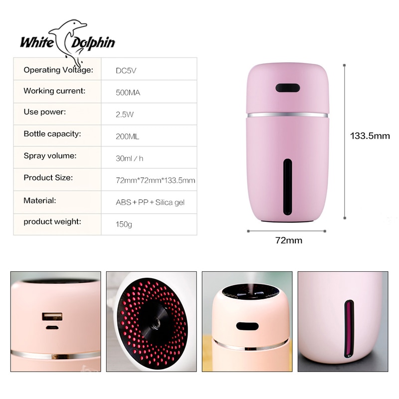 Home Humidifier LED Air Vaporizer Home Humidifier LED Air Vaporizer