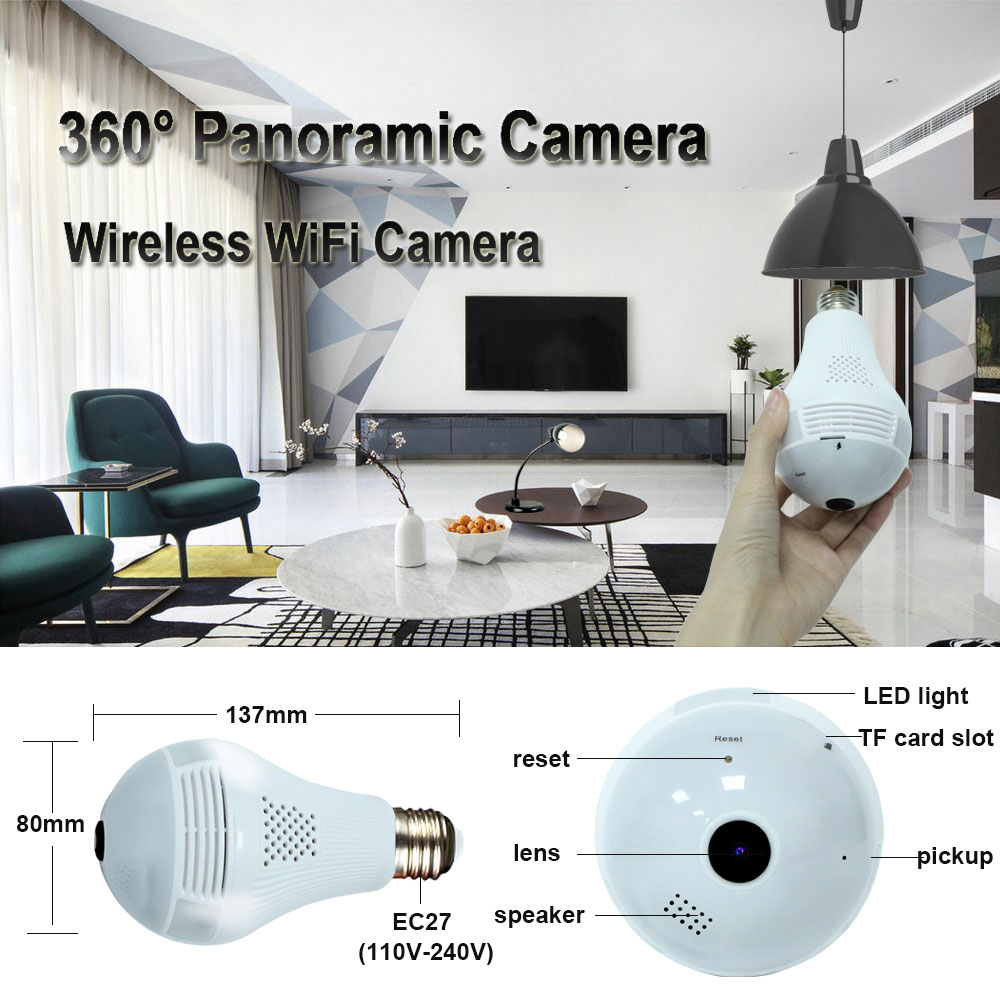 Home Surveillance Camera Panoramic Capture Home Surveillance Camera Panoramic Capture