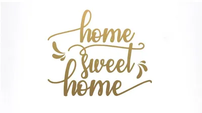 Home Sweet Home Sticker Wall Decoration