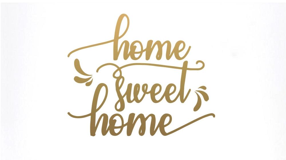 Home Sweet Home Sticker Wall Decoration