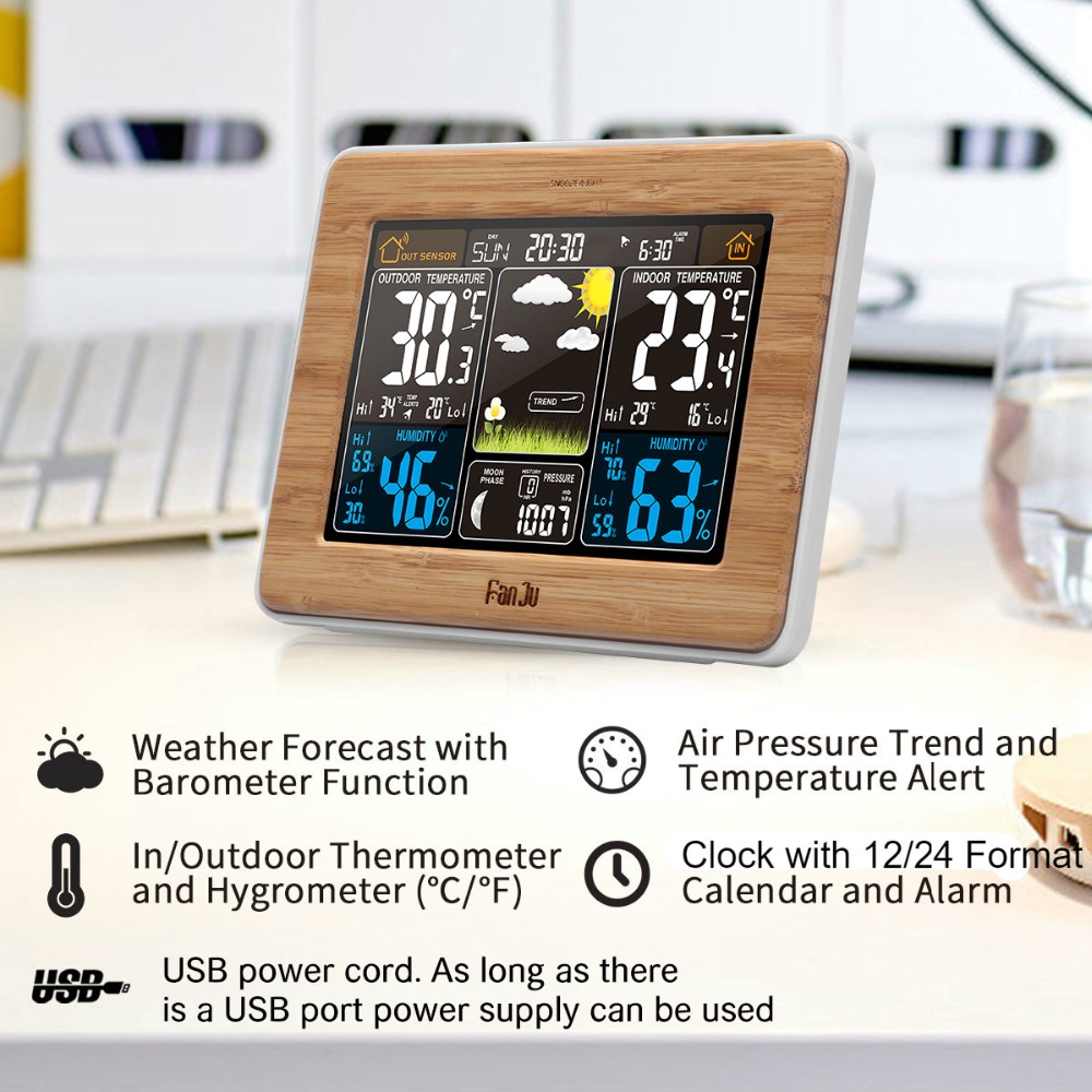 Home Weather Station Digital Clock Home Weather Station Digital Clock