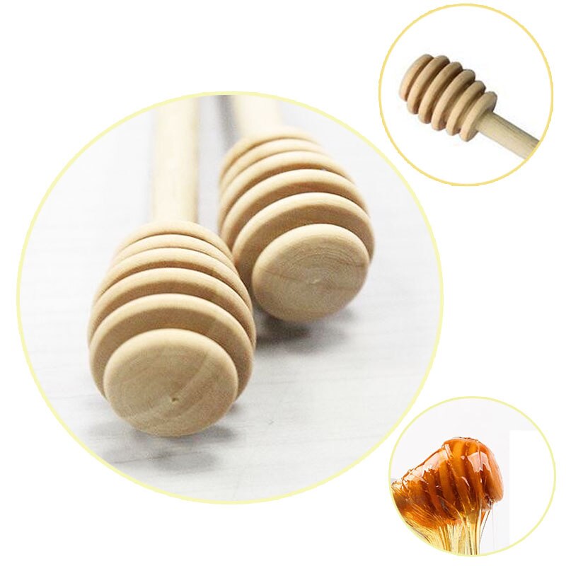 Honey Spoon Wood Jar Stirrer