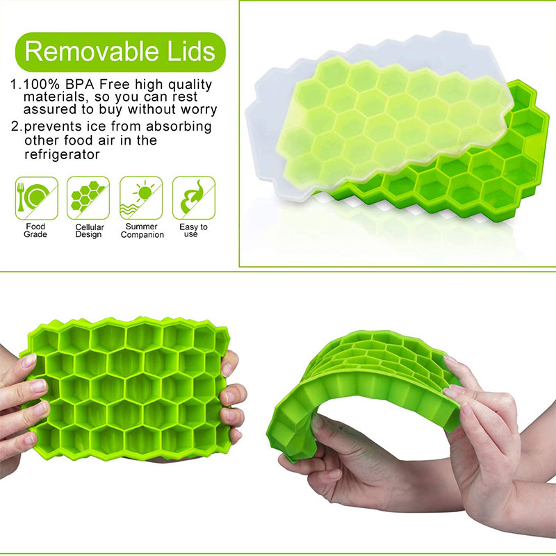 Honeycomb Silicone Mold Ice Tray