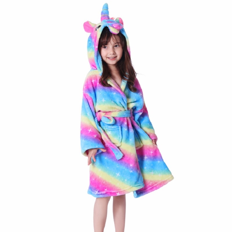 Hooded Bathrobe Kids Animal Robe Hooded Bathrobe Kids Animal Robe